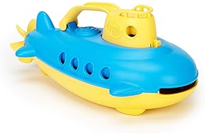 Submarine in Yellow & Blue - BPA Free, Phthalate Free, Green Toys for Toddlers