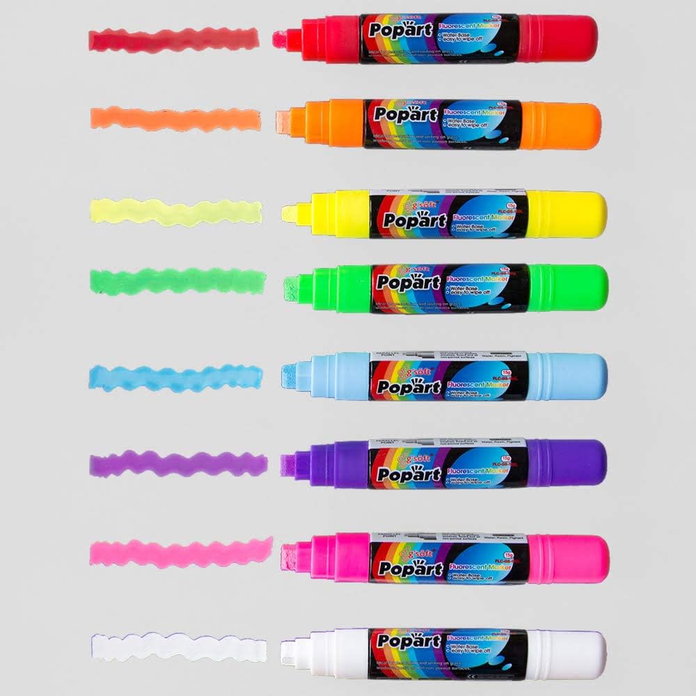 Ala Board Dry Erase Large Tip Chalk Marker White 10mm