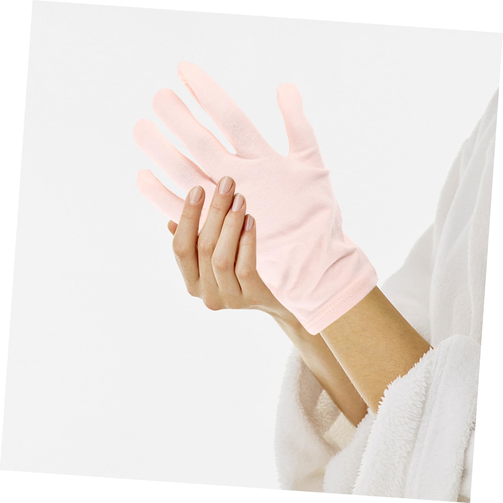 NOLITOY Moisturizing Spa Gloves for Dry Hands Overnight Moisturizing Care Gloves Fingerless for Women Men