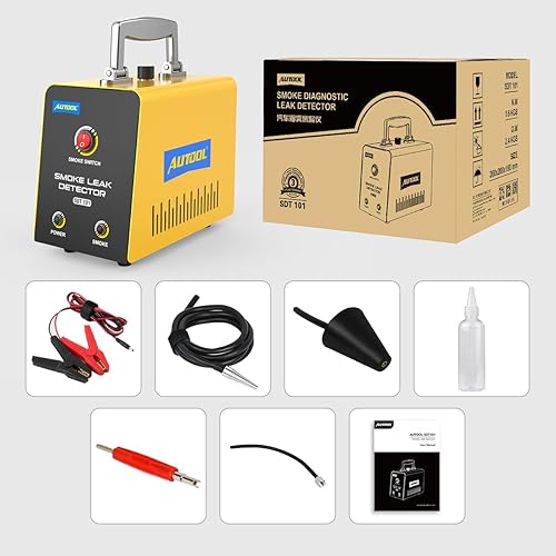 Miniatura 8 de Detector de fugas de máquina de humo automotriz, probador de diagnóstico de humo al vacío Evap, detector de fugas de combustible de tubería