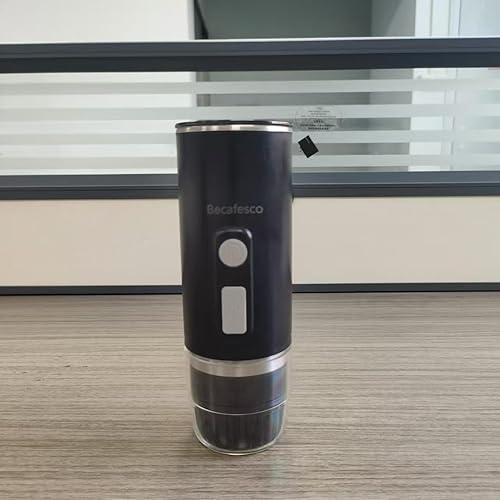Becafesco - Cafetera portátil compatible con cápsulas originales NS y compatibles, funciona manualmente, cafetera de mano pequeña de 18 bar para