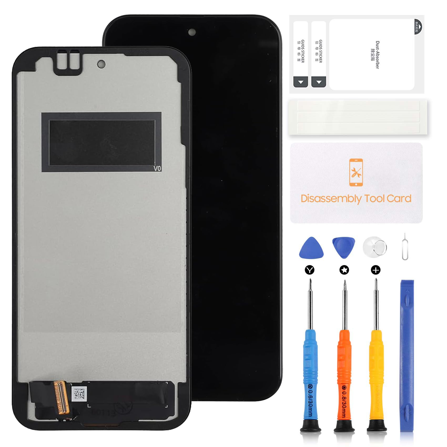 Kit écran TFT Google Pixel 9 Pro XL pour remplacer une vitre tactile rayée noir - 5