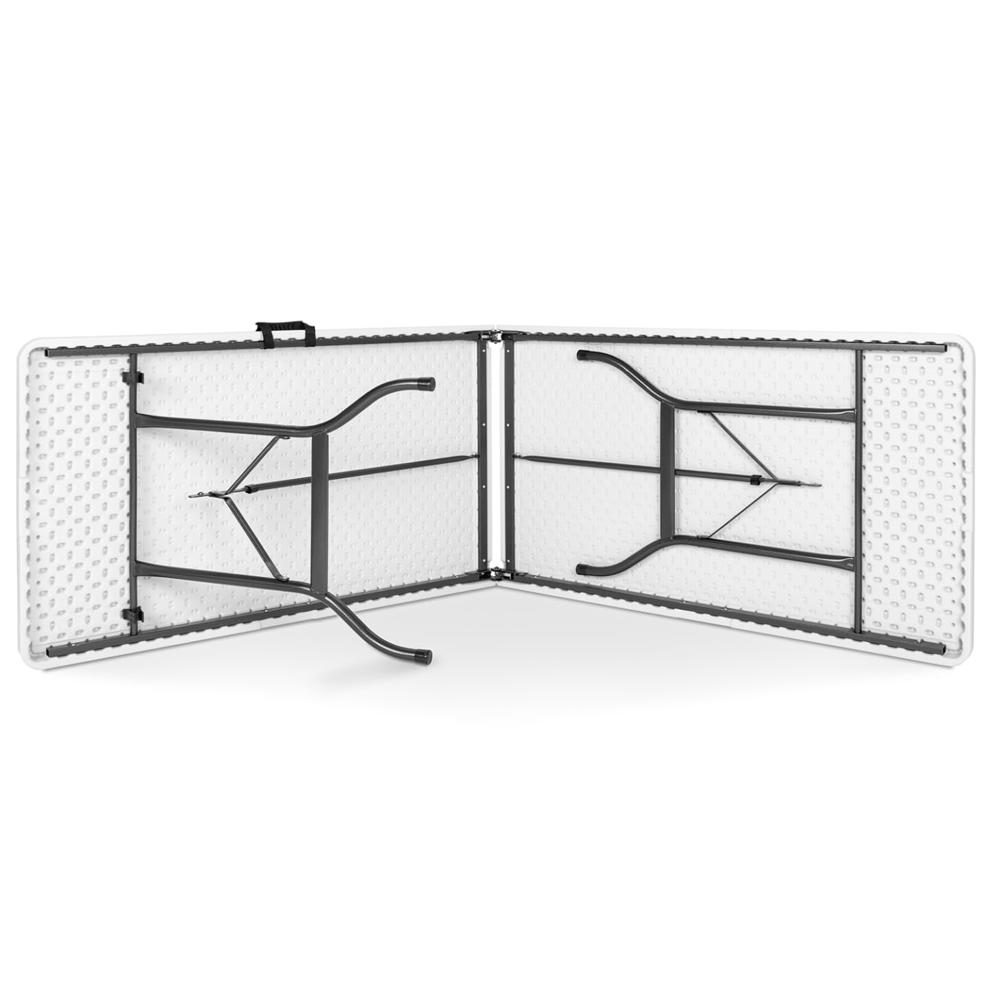 Probache - Table Pliante d'appoint Portable 180 cm et 2 bancs Pliables pour Camping ou réception