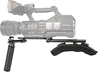 Vista 3 de NICEYRIG Kit de montaje en hombro de 0.59 pulgadas, soporte universal para cámara de video DSLR, sistema de soporte de varilla de 0.591 in para Sony