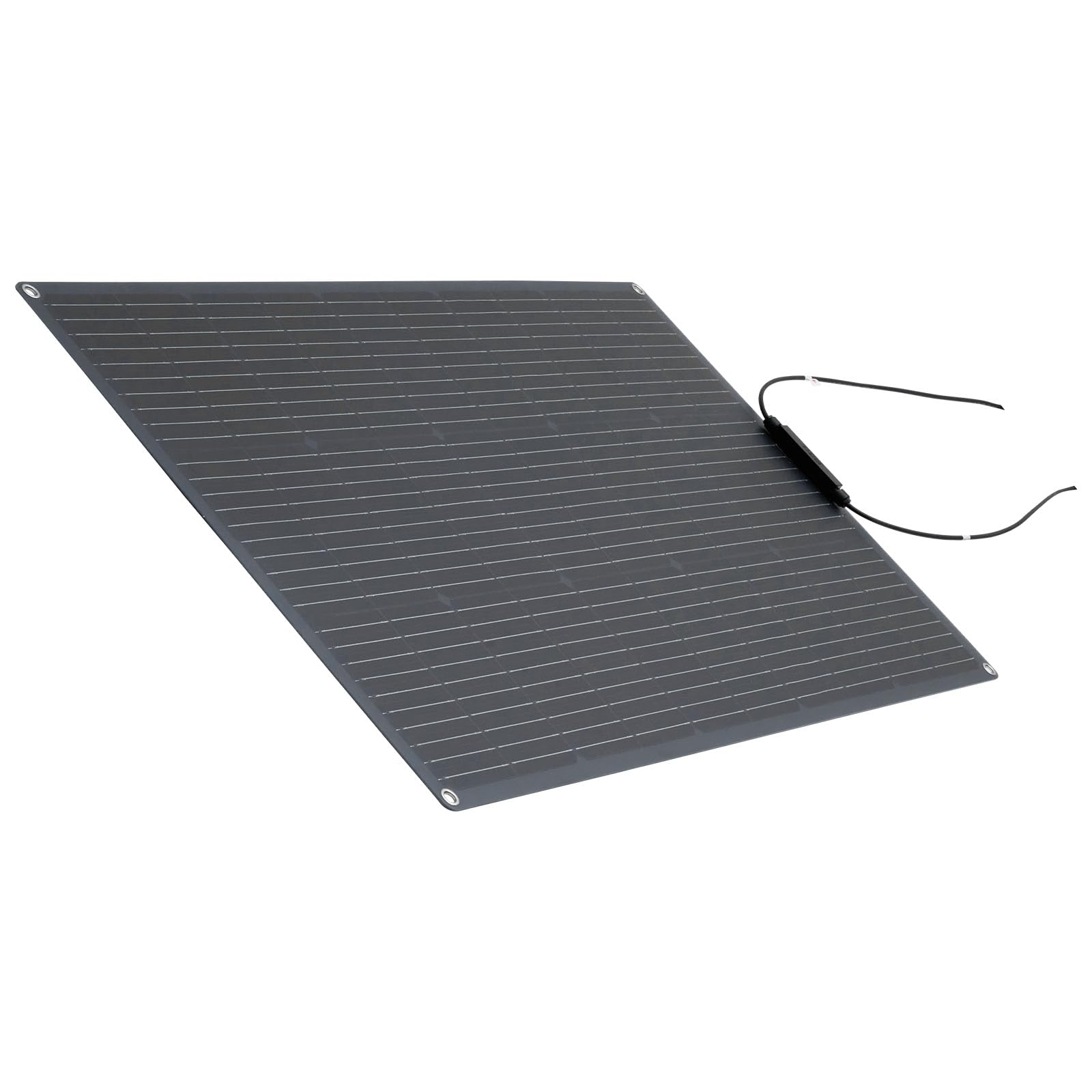VEVOR Pannello Solare Monocristallino Semi-Flessibile da 100 W, Caricabatterie Mono Off-Grid con Alta Efficienza con Uscita MC4, Impermeabile IP67 per Superfici Curve di Cabine di Camper e Auto
