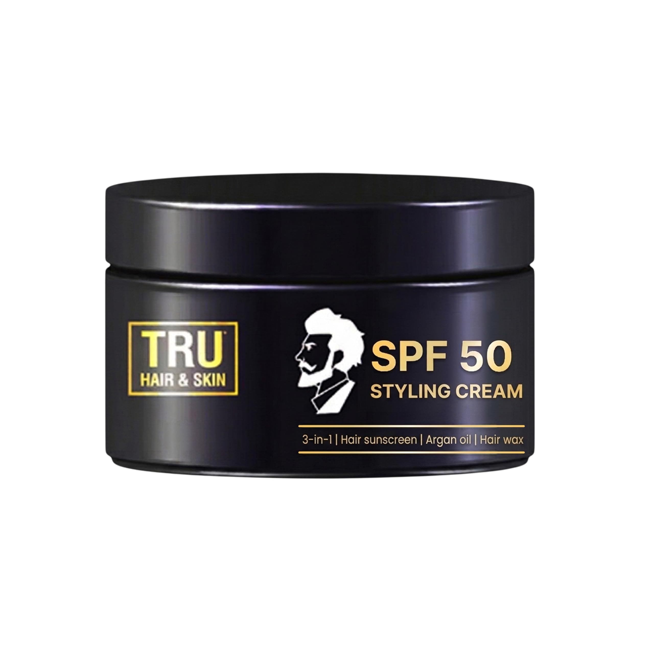 TRU HAIR & SKIN Hair Wax Cream for Men 100g | 12-Hour Strong Hold + Anti-Dandruff | Enriched with Natural Argan Oil, Macadamia Nuts & Shea Butter | Moisturizes, Protect & Nourishes Hair | Matte Finish-picture-38