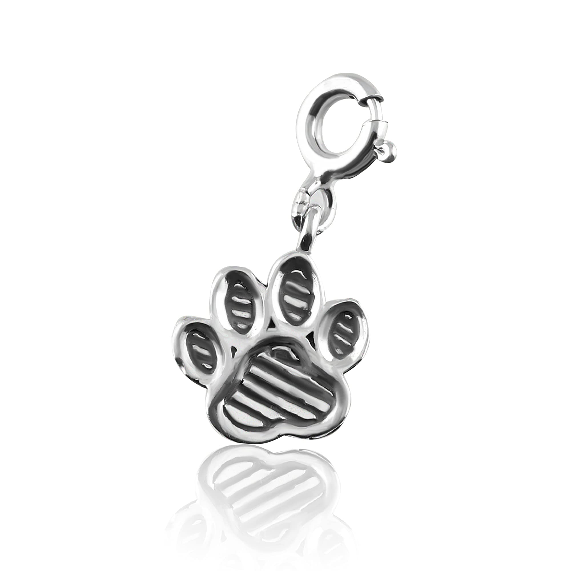See full amazon price history chart for FOURSEVEN Puppy Paw Charm Pendant - Fits in Bracelets, Chains and Necklace - 925 Sterling Silver Jewellery for Men and Women (Best Gift for Him/Her) FOURSEVEN Puppy Paw Charm Pendant - Fits in Bracelets, Chains and Necklace - 925 Sterling Silver Jewellery for Men and Women (Best Gift for Him/Her) (B07RLZ51MV) Amazon Price History, Amazon Price Tracker
