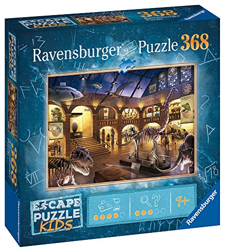 Ravensburger- Escape Puzzle Kids 368 pièces-Une Nuit au musée Room Enfant, 4005556129355