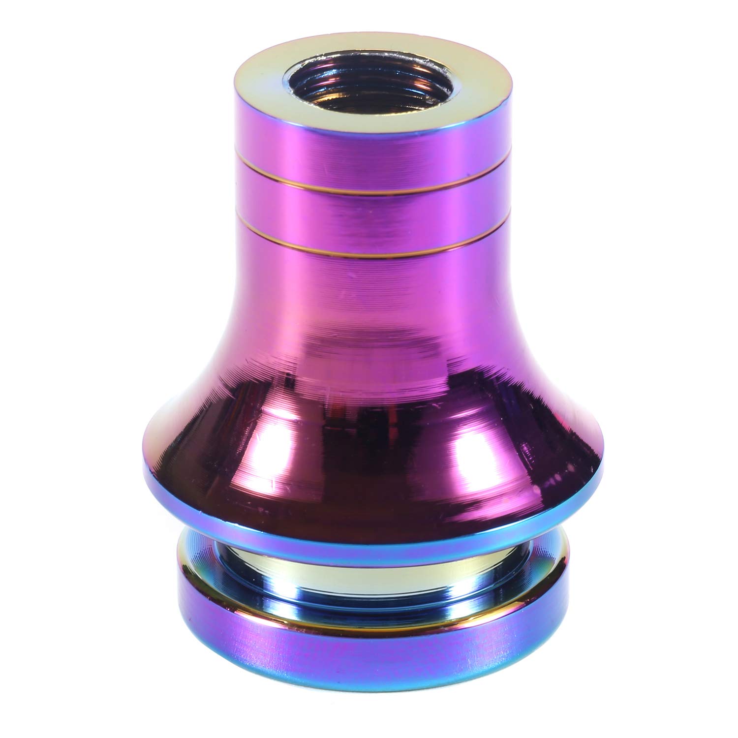 Shift Knobs Boot Retainer Adapter Gear Stick Shifter Connector with Aluminum, M10 X 1.5 Thread (Multicolor)