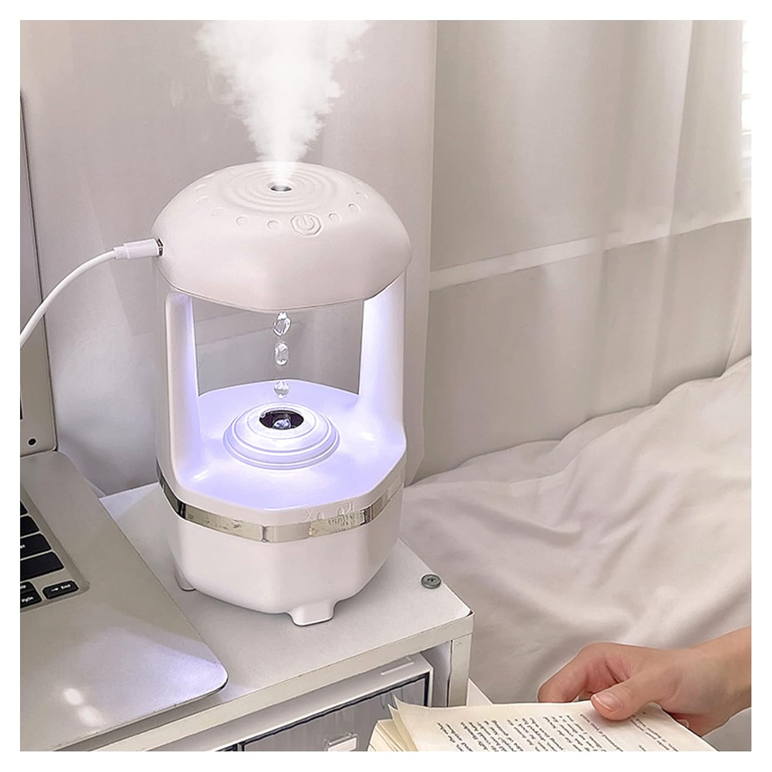 Creative 𝘏𝘶𝘮𝘪𝘥𝘪𝘧𝘪𝘦𝘳 Antigravity, Water Droplet 𝘏𝘶𝘮𝘪𝘥𝘪𝘧𝘪𝘦𝘳, Bedroom Office Desktop