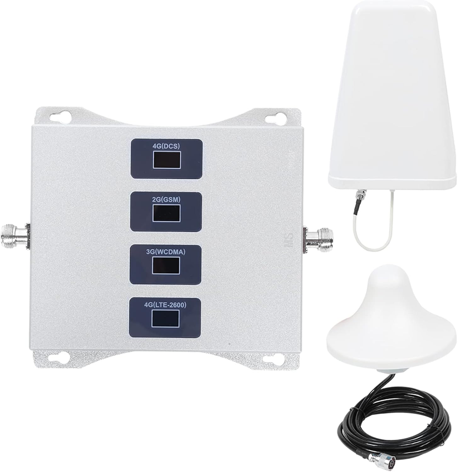 mobile phone signal 2600mhz 4 band signal repeater outdoor logarithmic antenna us plug