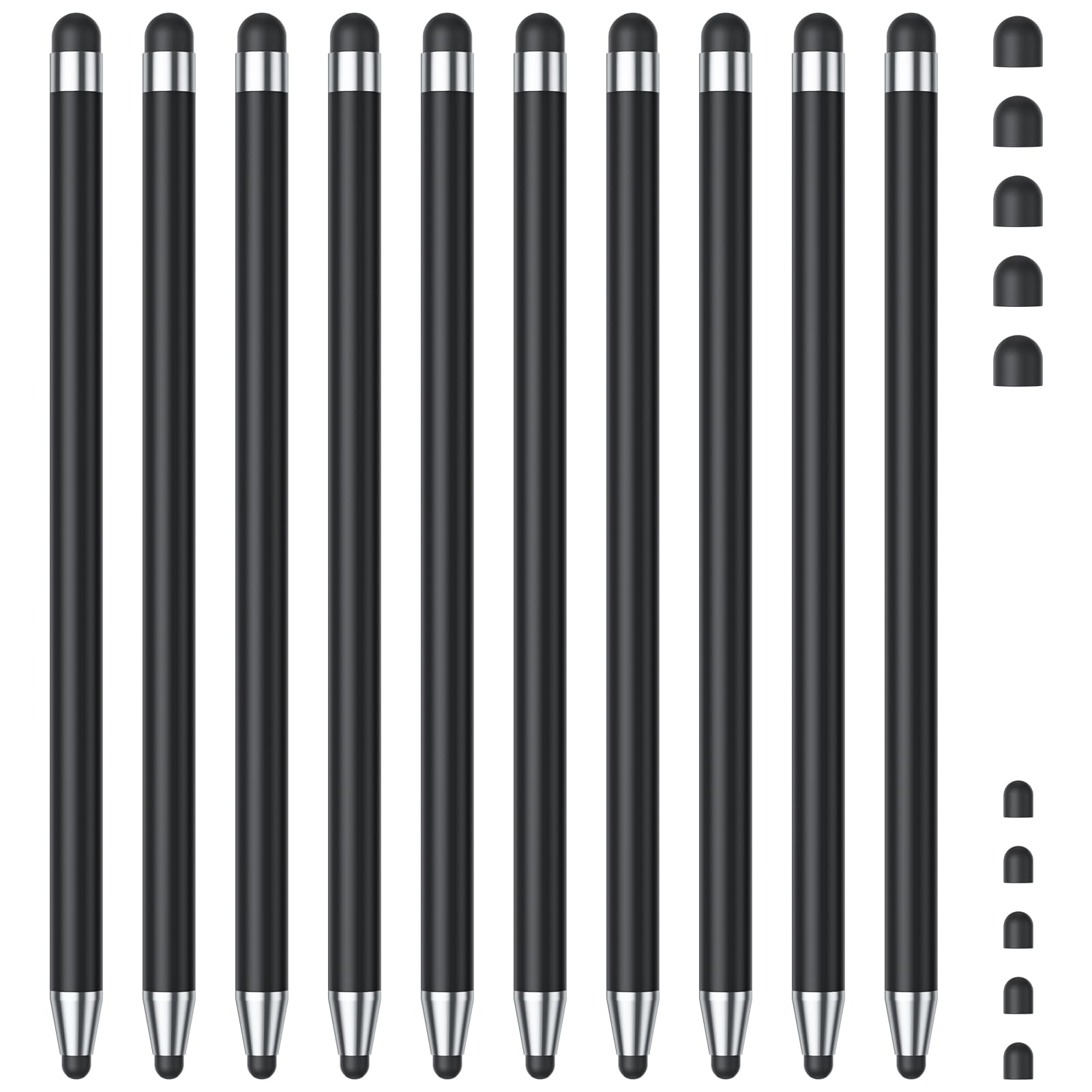 GCHMDE 10-Pack Dual Rubber Tip Styli