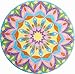 Produktbild Grund Badteppich 100% Polyacryl, ultra soft, rutschfest, ÖKO-TEX-zertifiziert, 5 Jahre Garantie, GEBURT, Badematte 80 cm rund, multi