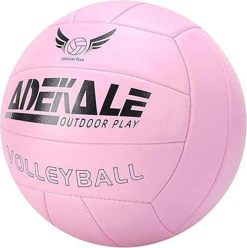 Miniatura 7 de adekale Soft Outddor Beach Volleyball Official Size 5 Indoor&Outdoor Play VolleyballTraining Equipment for Adults,Teenagers,Beginners with Pump and