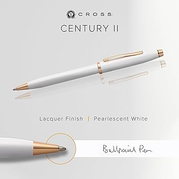 CROSSクロス★未使用★センチュリーパールホワイトボールペンNo.35 CROSS (クロス) ボールペン センチュリーII パールホワイト