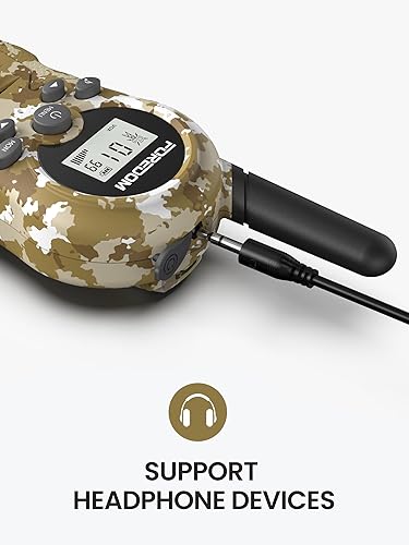 Miniatura 5 de FOREDOM Walkie Talkies for Kids Walkie Talkies Long Range for Boys & Girls Age 3 to 12 Year Old Birthday Cool Army Toys - 2 Pack