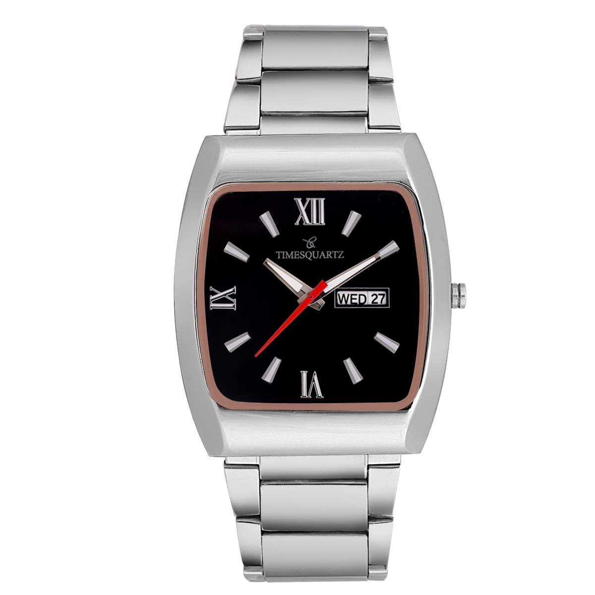 TIMESQUARTZ Wrist Watch for Mens Analog Black Dial Mens Watch - A 228 (B07NCY684K) Amazon Price History, Amazon Price Tracker