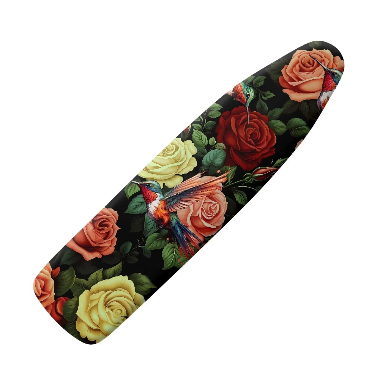 Hinthetall Hummingbird Rose Ironing Board Cover and Pad 15x54 with Elastic Edge and Scorch and Stain Resistant Thick Padding Ironing Board Covers Protective Scorch — image 1
