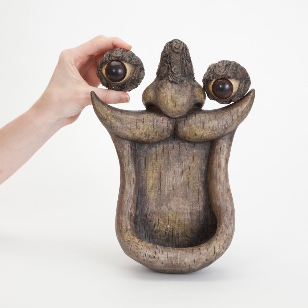 Decorazione per esterni con facce di albero - Decorazioni per scultura