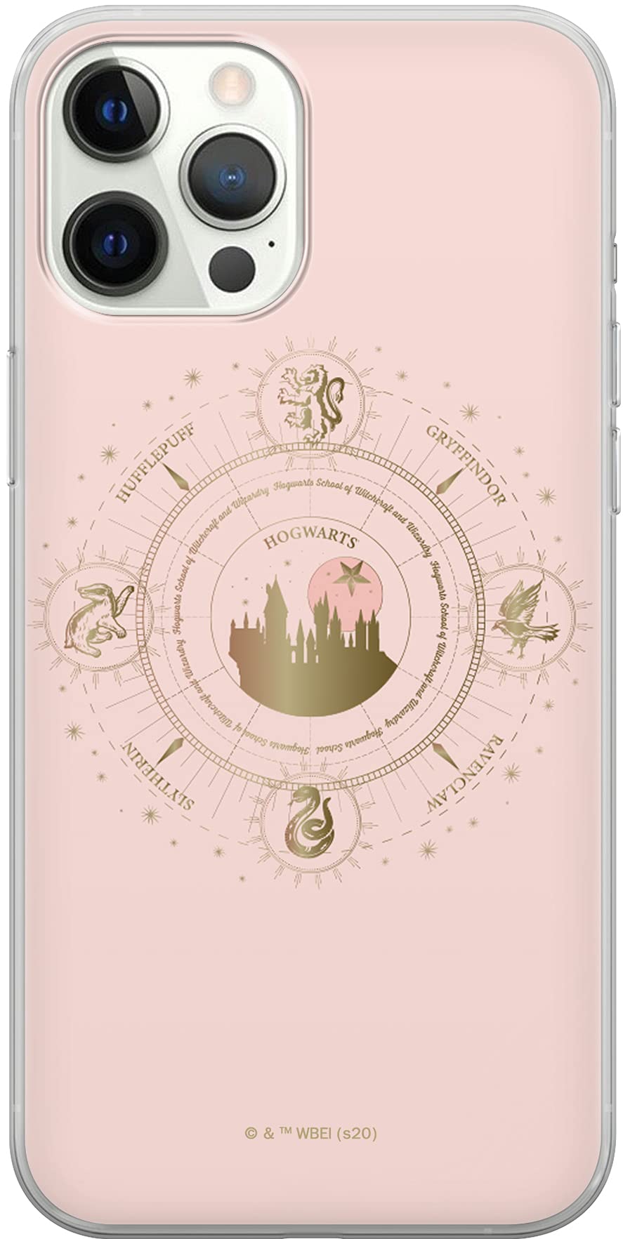ERT GROUPmobile phone case for Apple Iphone 12/12 PRO original and officially Licensed Harry Potter pattern 008 optimally adapted to the shape of the mobile phone, case made of TPU