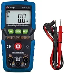 Multimetro Digital Smart SM-1000 Minipa Com Lanternas e Pontas de Teste