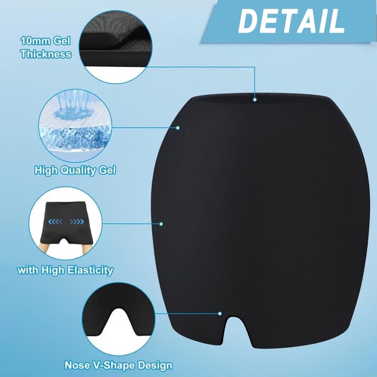 Gorro de alivio del dolor de cabeza de migraña, paquete de hielo calmante para aliviar el dolor de cabeza, se adapta a todas las cabezas, gorro de gel refrescante reutilizable para tensión