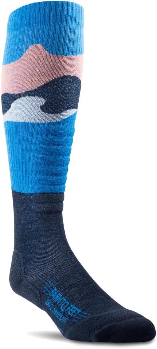 Farm to Feet Sun Valley Light Targeted Cushion Over the Calf Socks - Snow Sports