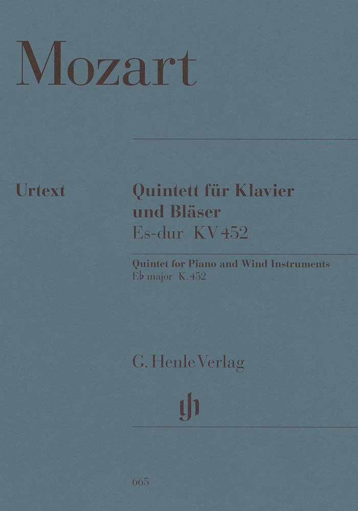 Quintet E Flat Major K 452 for Oboe, Clarinet, Horn, Bassoon and Piano (Multilingual Edition)