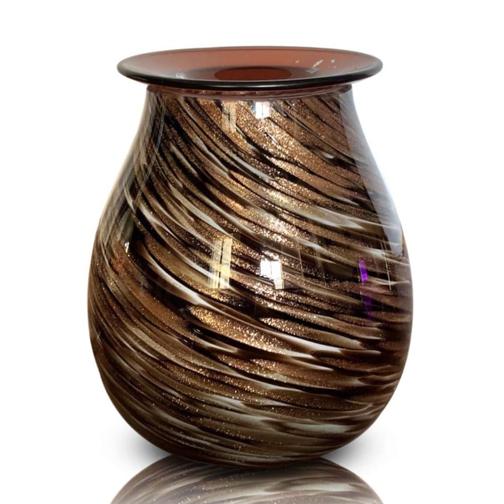 waxarapy Ceramic Electric Wax Melt Burner, Scented Oil Diffuser, Aromatherapy Wax Warmer for Essential Oils, Fragrance Melter, Decorative Night Light – Perfect Present for Women & Home Décor