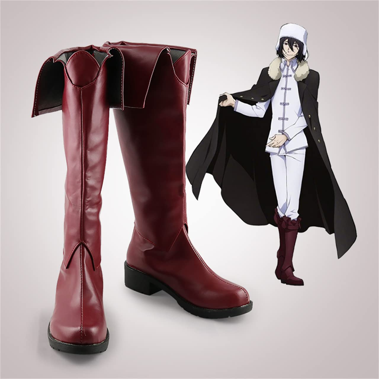 フョードル・ドストエフスキー コスプレ衣装 ブーツ Amazon.co.jp: Moon Flower 文豪ストレイドッグス フョードル