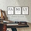 Family Poster Black and White Wall Art for Living Room, 8x10 Canvas Prints Unframed Set of 3, Kitchen Wall Art Posters Hallway Decor Art Prints #5