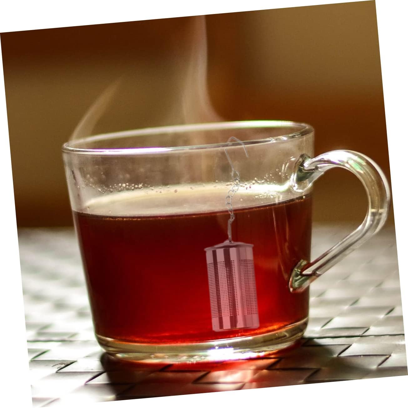 Ciieeo Stainless Steel Tea Infuser Filter 3Pcs Extra Fine Mesh Tea Strainers for Loose Leaf Reusable Filter Basket for Home Kitchen Brewing