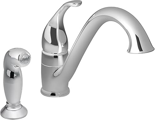 Miniatura 4 de Moen 7840 Camerist - Grifo de cocina de arco bajo con una manija, cromado, 0.375