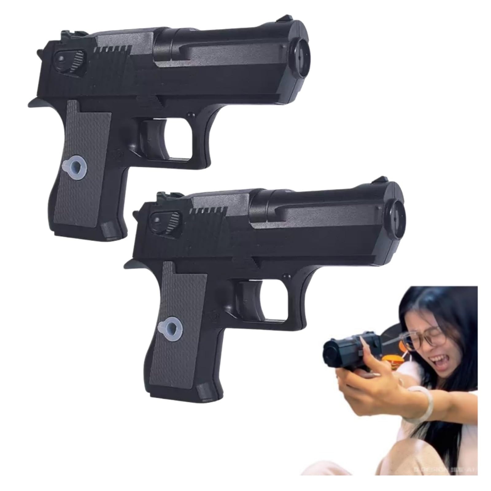Prank Water Gun, Prank Two-Way Water Guns, Durable WWater Gun Pistol, Fun Water Prank Toy for Party Beach Summer Outdoor
