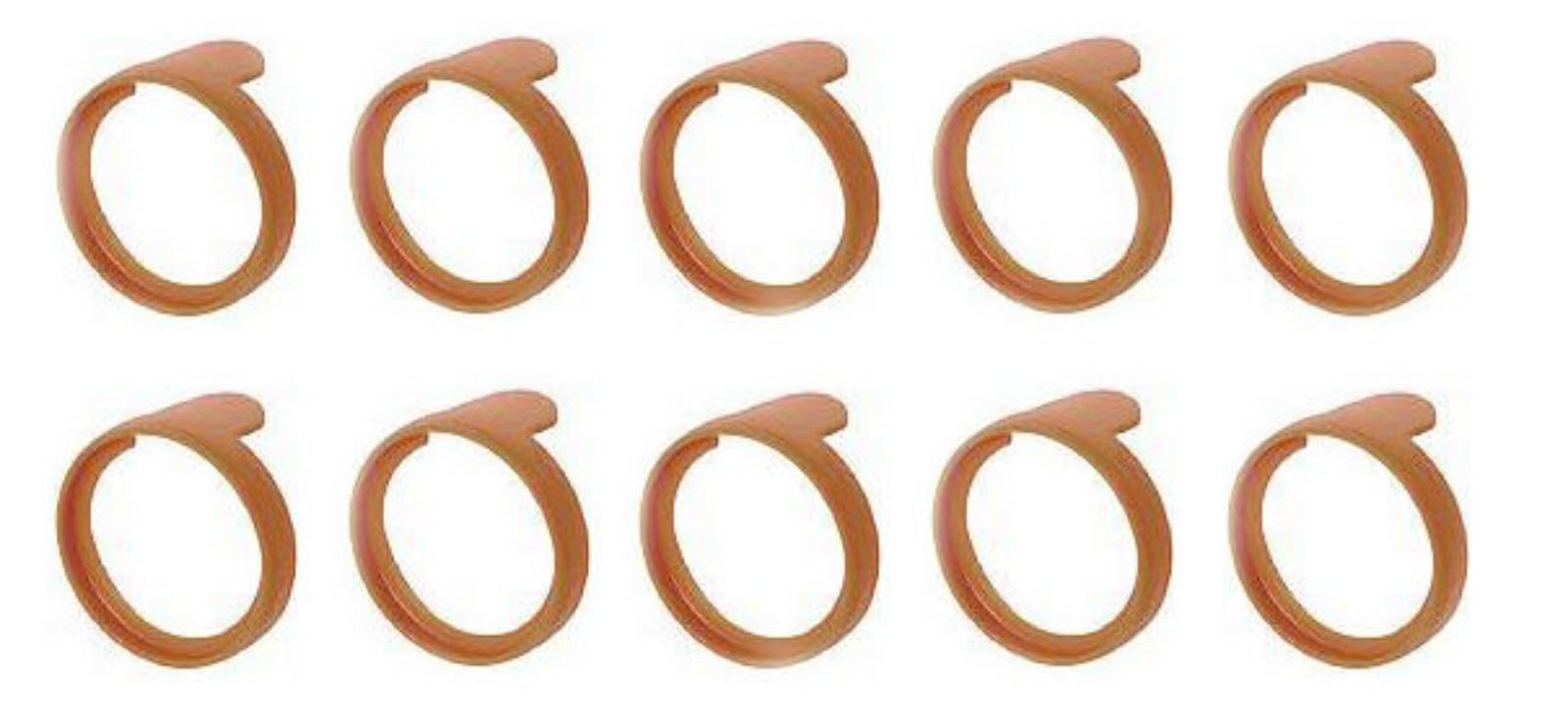 (10 Pack) NEUTRIK PXR-1 Brown ID Rings for Neutrik PX Series 1/4