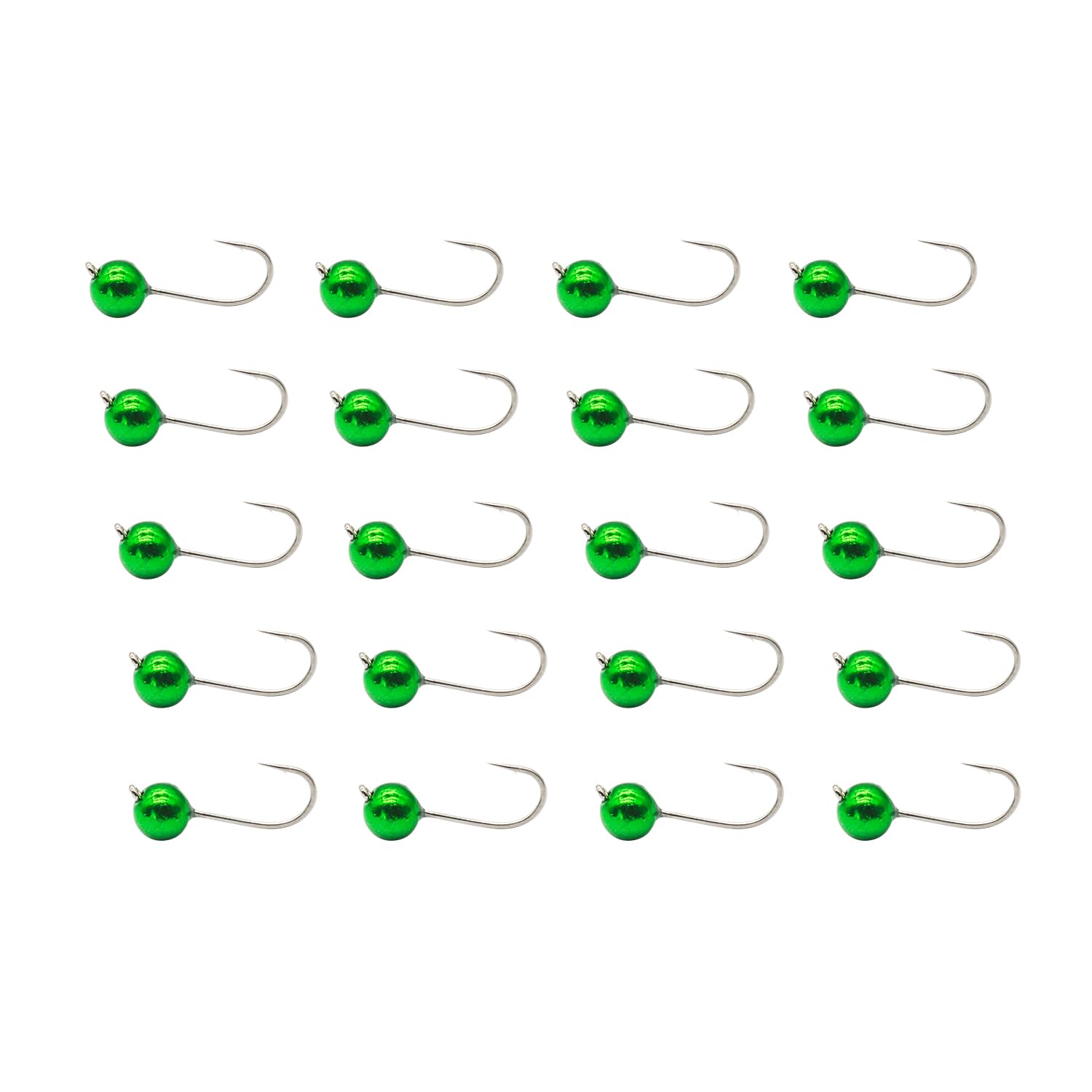 ALICHINO Tungsten Fly Tying Jig Heads for Fly Fishing Small Round Ball Crappie Jig Heads Fly Tying Jigs Kit Tungsten Beads with Hook