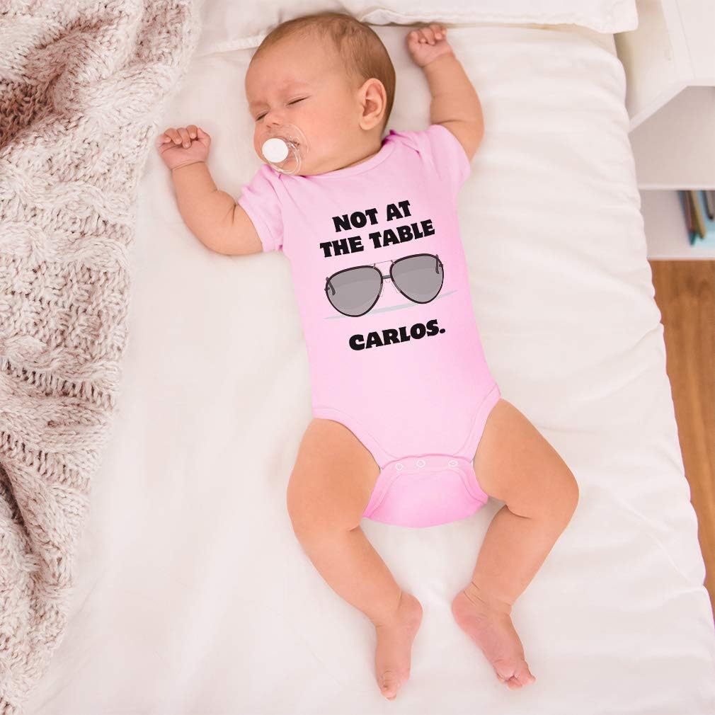 Cute Rascals Custom Baby Bodysuit Not at The Table Carlos Funny Humor Style B Boy & Girl Baby Clothes