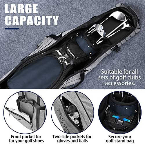 Partage Golf Travel Bag with Wheels, Golf Travel Case for Airlines, 900D Heavy Duty Oxford -Black - Image 5