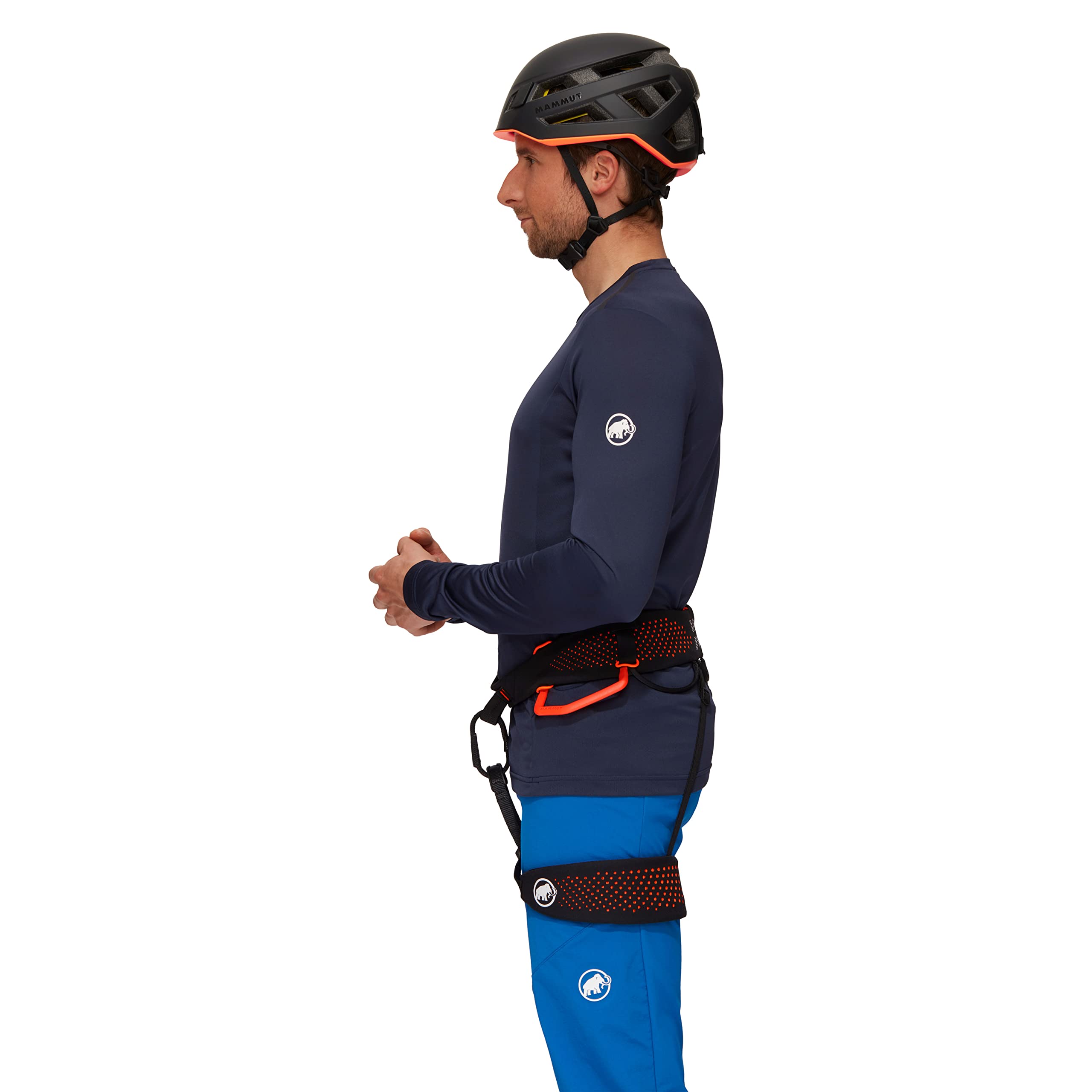 Amazon.co.jp: Mammut Nordwand Harness black/vibrant orange M 