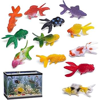 タイムセール 金魚 アートプレミアム 極 樹脂金魚 置物 ミニチュア フィギュア Amazon | ミニチュア金魚フィギュア12体セット ミニチュア金魚