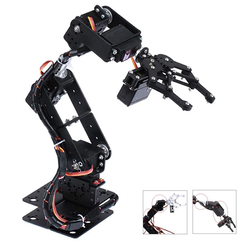 Buy Robot Mechanical Arm Kit with Robotic Clamp Claw and 6 High Torque