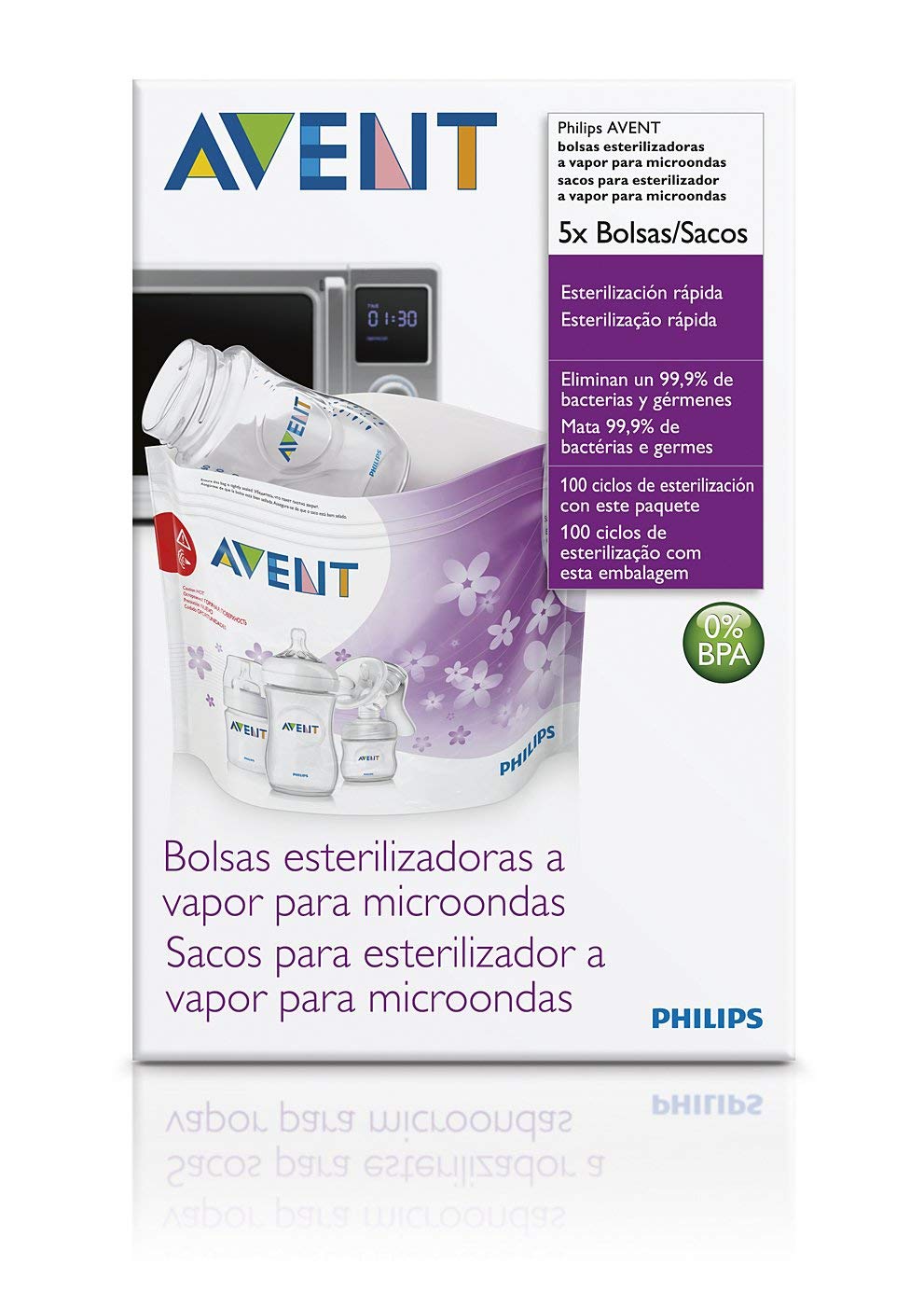 Avent Bolsas Esterilizadoras Microondas Scf297/05 1 Unidad 250 g