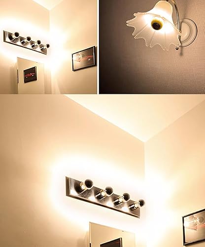 Miniatura 5 de Bombillas LED E14 de media luz cromada regulable de 4 W (equivalente a 40 W), blanco cálido 2700 K 400 lm G14 (G45) filamento vintage con espejo