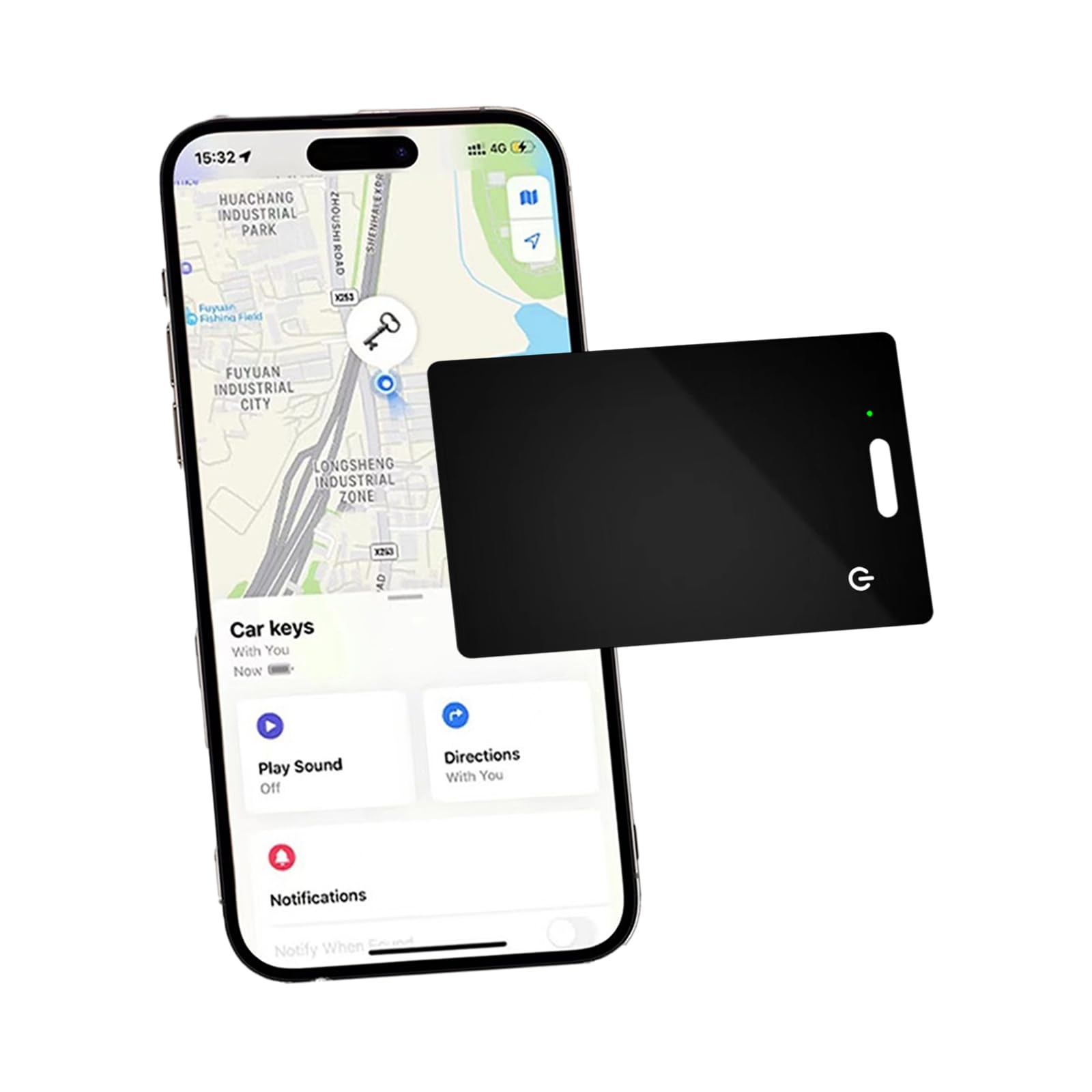 EMEBAY Localizzatore Bluetooth Trova Oggetti, Item Finder Localizzatore Portafogli funziona con l'app Localizza (solo iOS) Localizzatore di oggetti per Portafogli, chiavi, Bagagli, Valigie