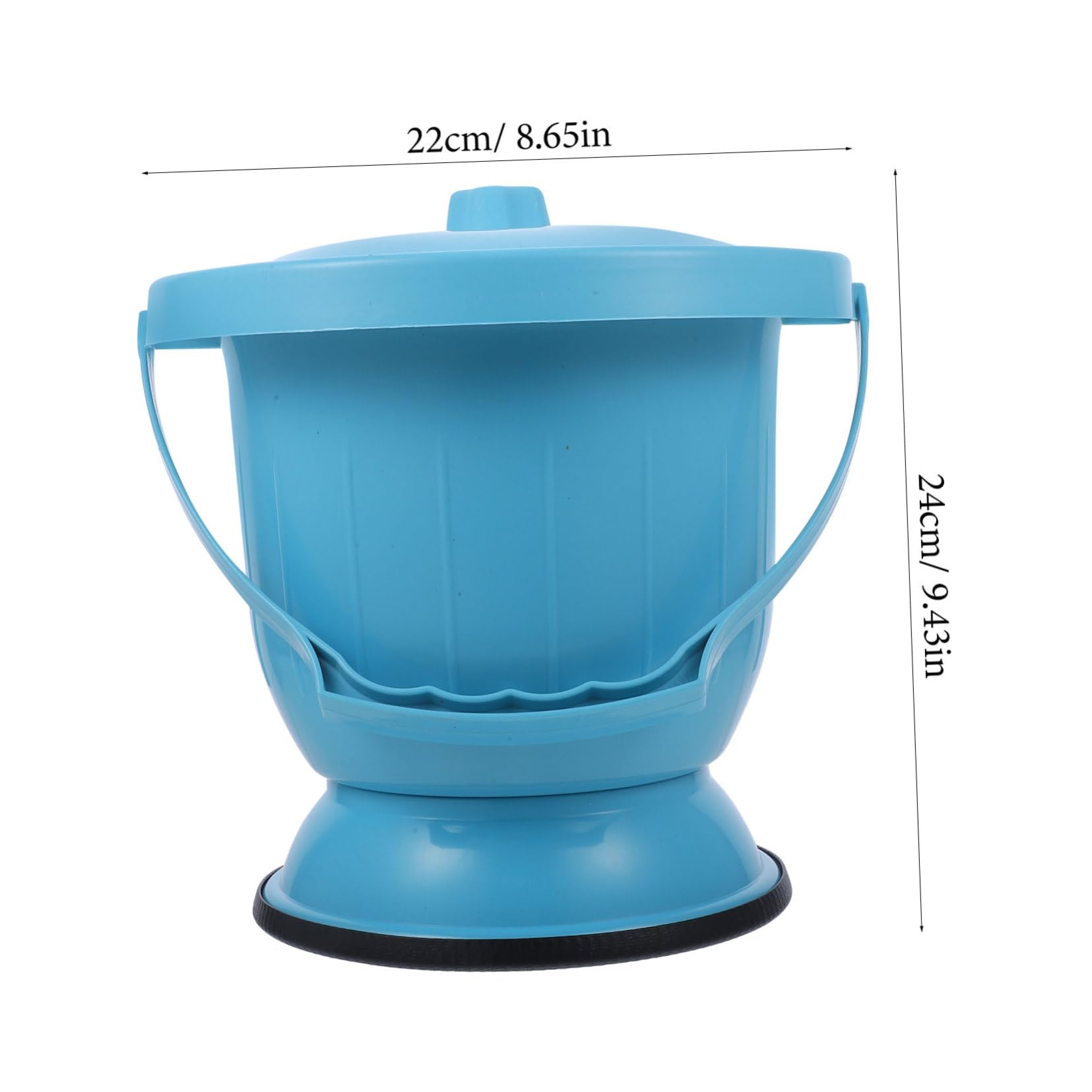 Healvian Vasino Facile Ermetico per Coperchio e Portatile Adulti a Plastica in Pulire Uso Domestico Viaggio, Adatto Donne in Gravidanza Anziani