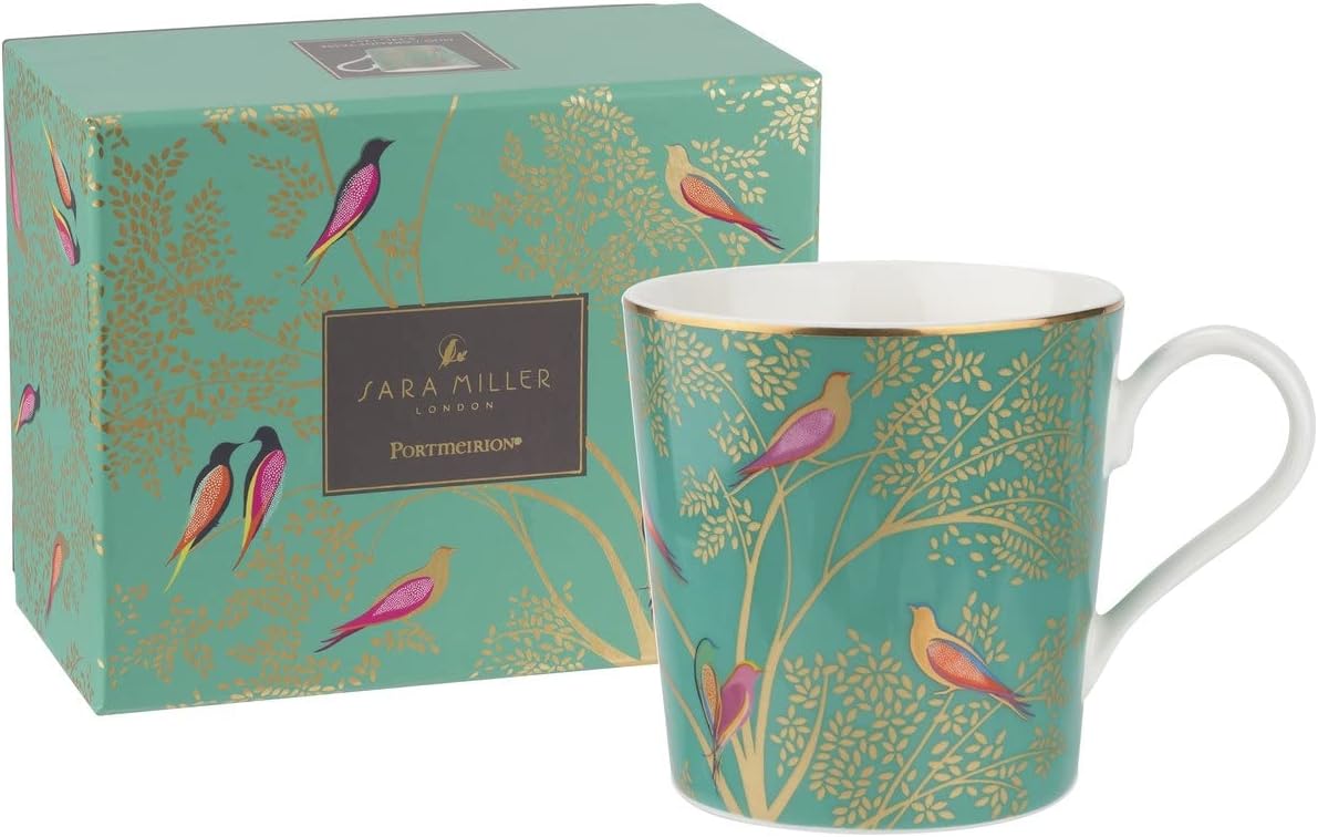 Sara Miller London Chelsea Collection Tea for One Green Amazon.co.uk