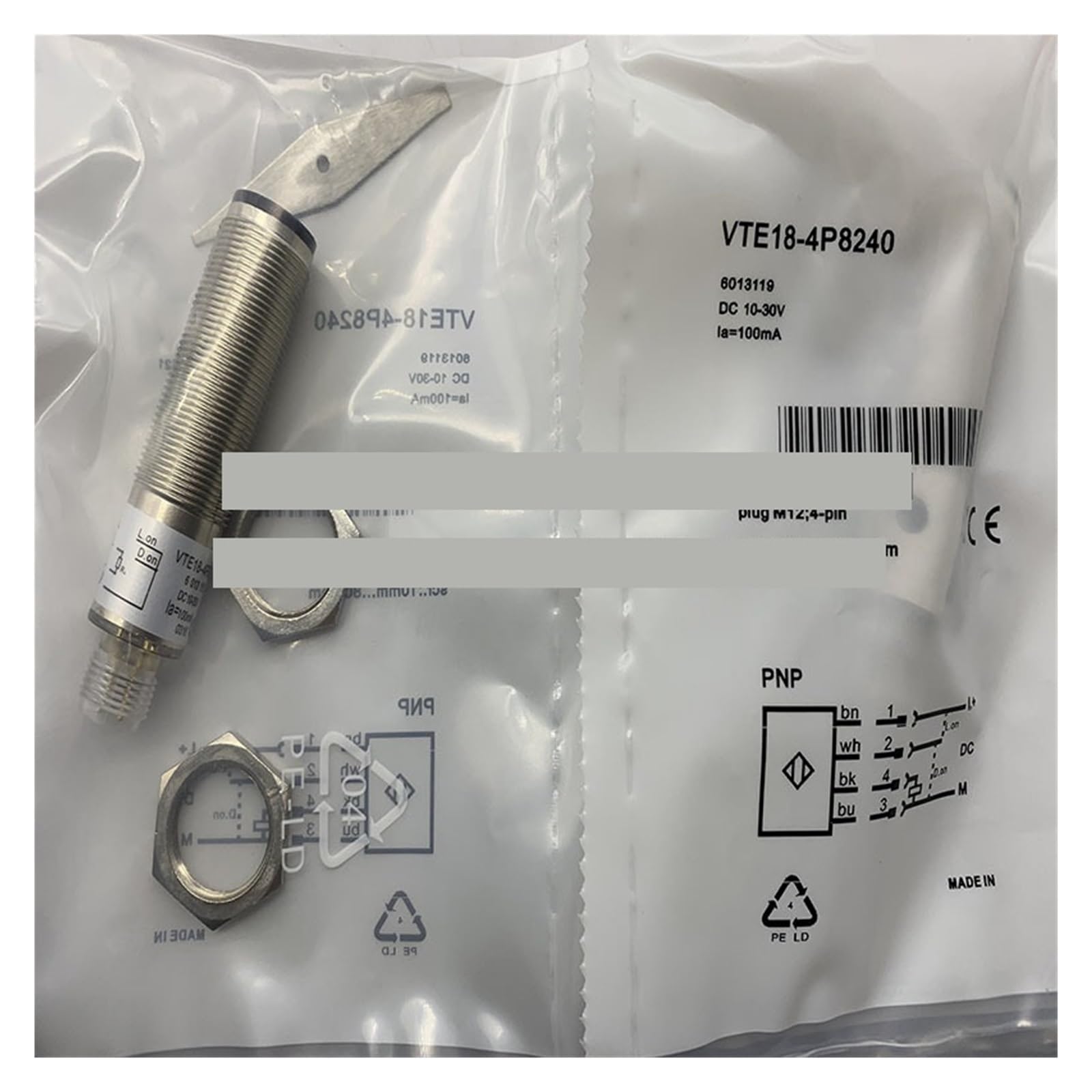 Capteur photoelectrique VTE180-2N42484 haute precision pour detection industrielle