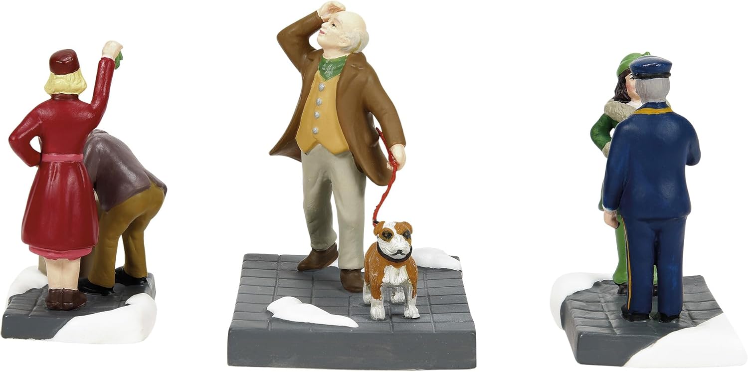 Department 56 Christmas in the City Village Accessories Friends and Neighbors Figurine Set, 2.75 Inch, Multicolor