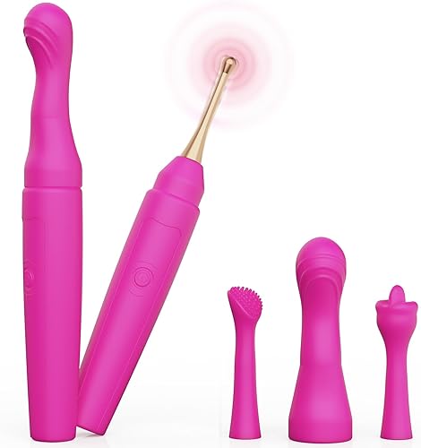 Juguetes sexuales y juegos para adultos, varita vibradora para punto G, 2 en 1, mejorados, vibradores de clítoris con 3 nuevos cabezales