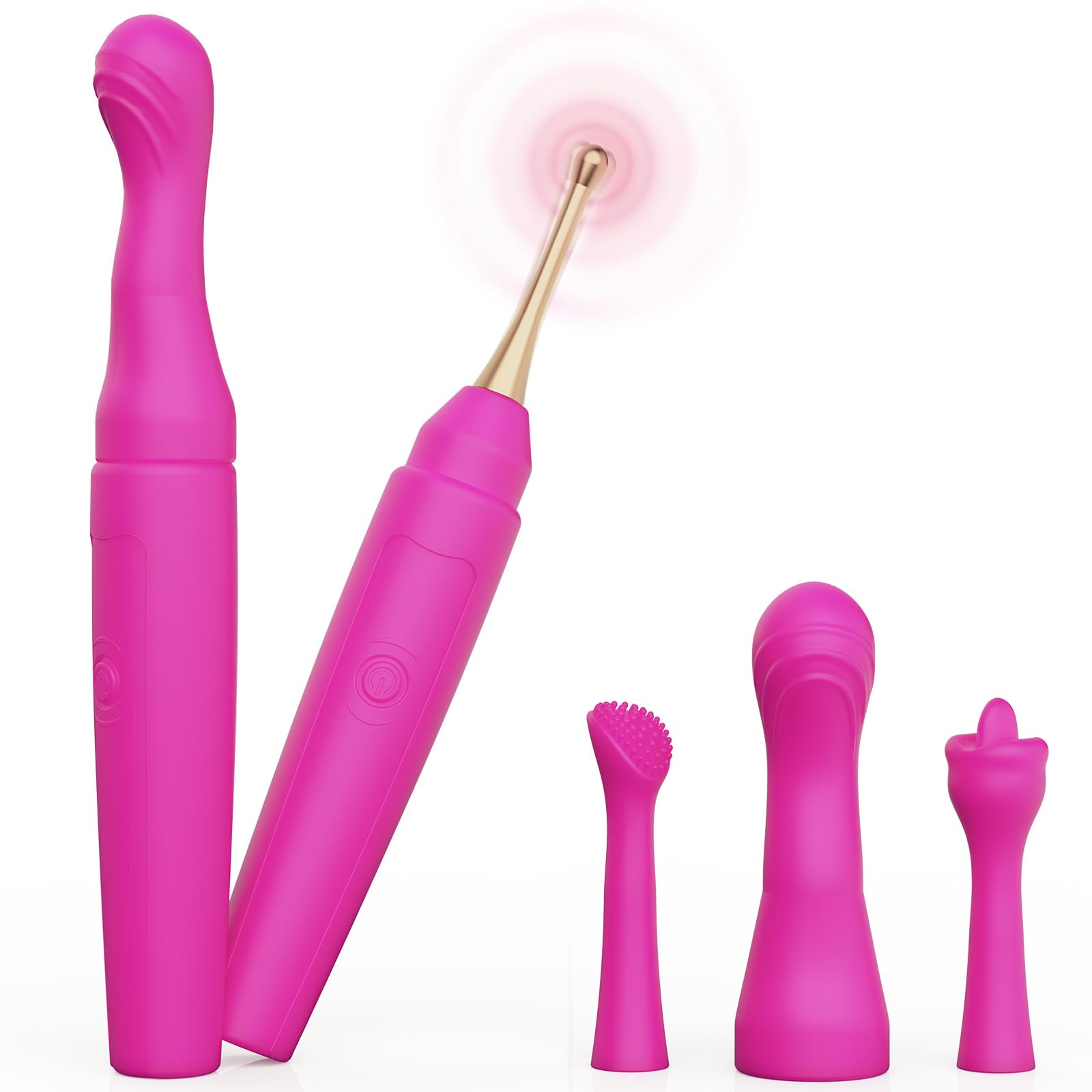 Adult Sex Toys Games G Spot Vibrator Wand - Upgraded 2 in 1 Women Sex Toy Clit Vibrators